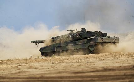 На фото: боевой танк немецкой армии Leopard 2A6.