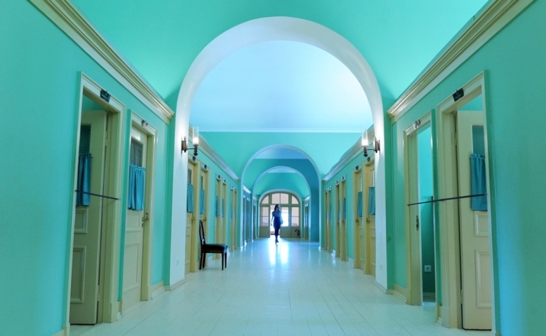 На фото: коридор в Императорском Царскосельском Лицее в городе Пушкин.