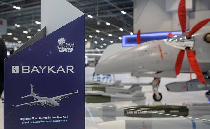 На фото: боевой беспилотник Bayraktar Akinci