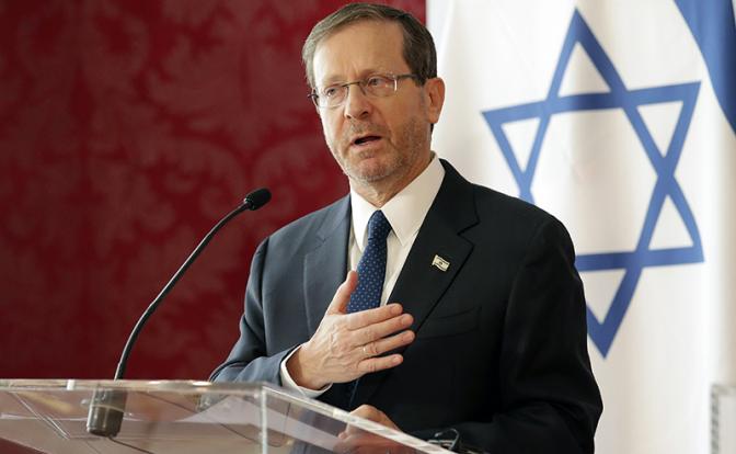 На фото: президент Израиля Ицхак Герцог