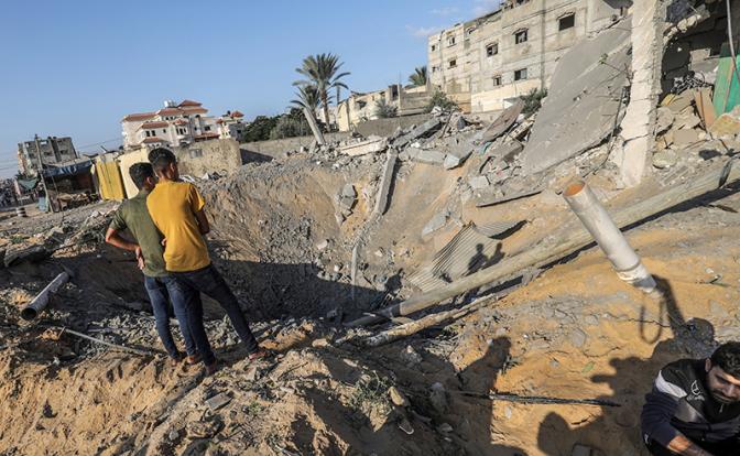 По КПП «Рафах» на границе Египта и сектора Газа нанесен ракетный удар