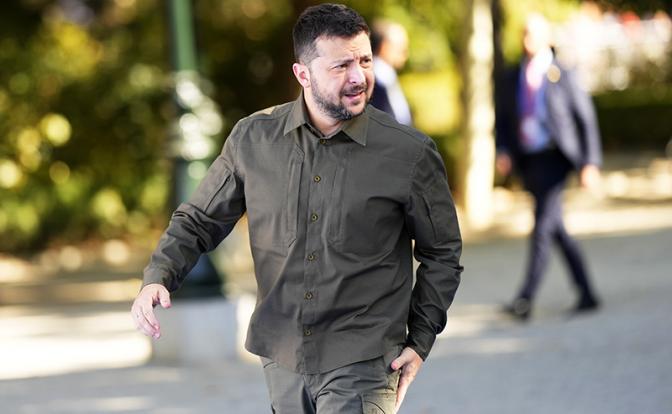 На фото: президент Украины Владимир Зеленский