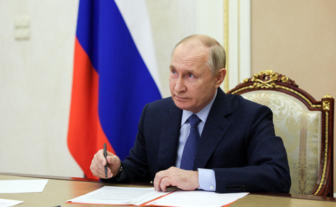 На фото: президент РФ Владимир Путин