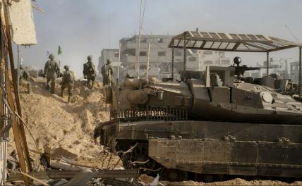 На фото: наземная операция армии обороны Израиля (ЦАХАЛ) в секторе Газа