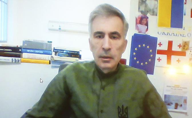 На фото: бывший президент Грузии Михаил Саакашвили