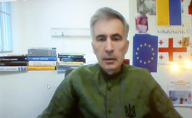 На фото: бывший президент Грузии Михаил Саакашвили