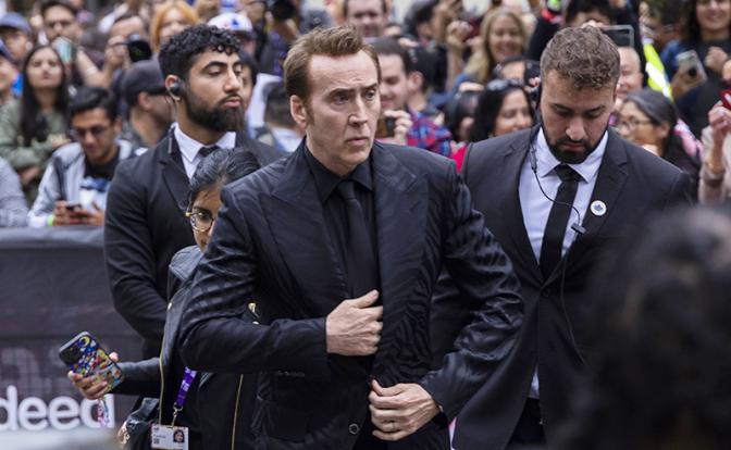 На фото: актер Николас Кейдж