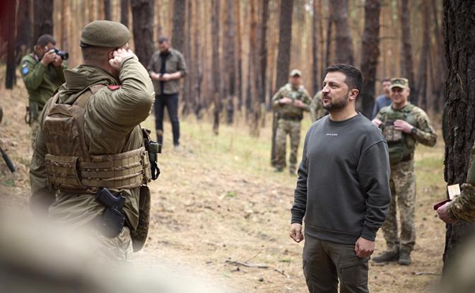 На фото: президент Украины Владимир Зеленский