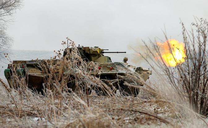 На фото: в зоне проведения специальной военной операции.