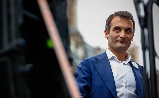 На фото: глава французской партии «Патриоты» Флориан Филиппо