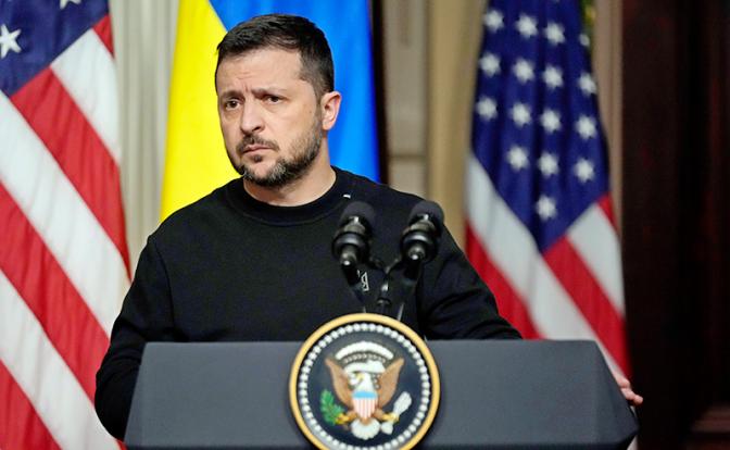 На фото: президент Украины Владимир Зеленский