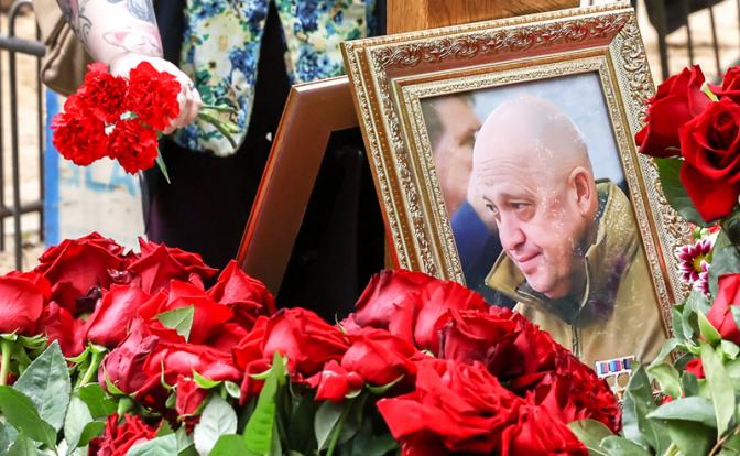 На фото: портрет Евгения Пригожина