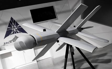 На фото: беспилотный летательный аппарат системы высокоточного оружия LANCET