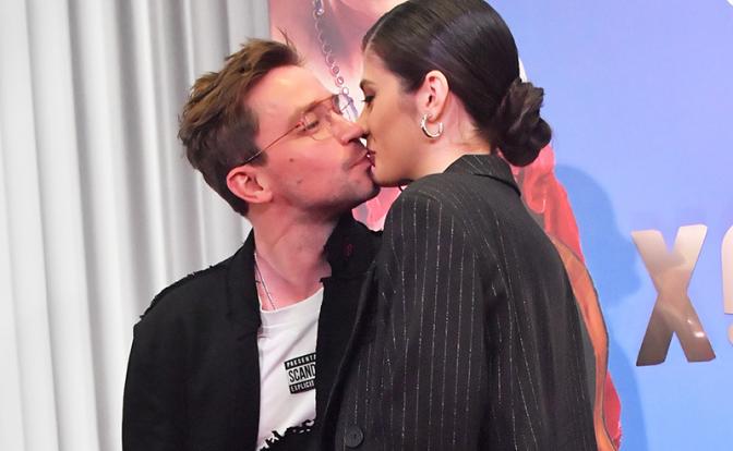 На фото: актер Александр Петров со своей женой Викторией