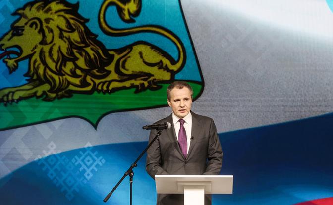 На фото: губернатор Белгородской области Вячеслав Гладков в День Белгородской области на выставке-форуме "Россия" на ВДНХ