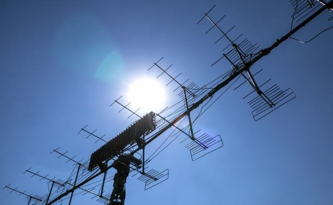 На фото: работа противовоздушной обороны РФ