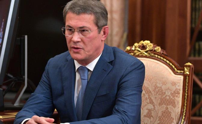 На фото: глава Башкирии Радий Хабиров