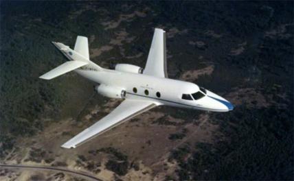 На фото: Dassault Falcon 10