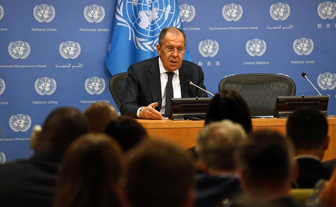 На фото: министр иностранных дел РФ Сергей Лавров