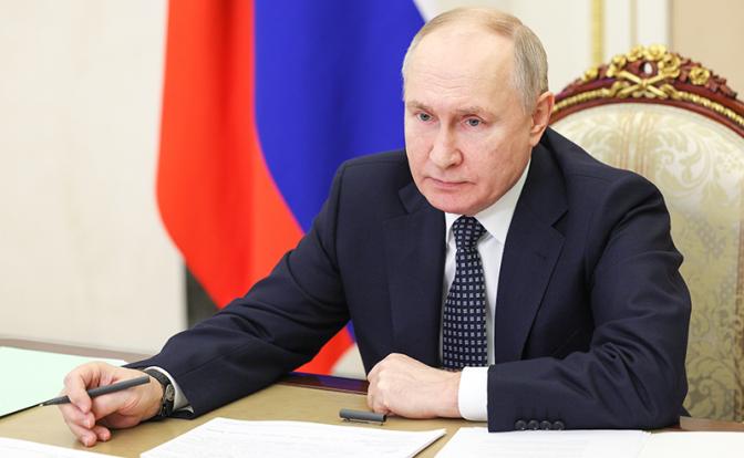 На фото: президент РФ Владимир Путин