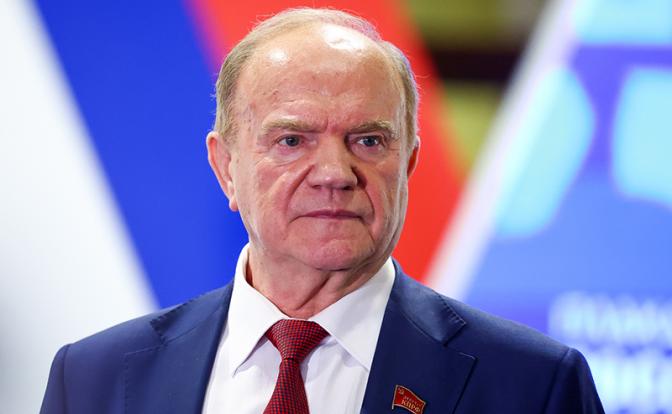 На фото: лидер КПРФ Геннадий Зюганов