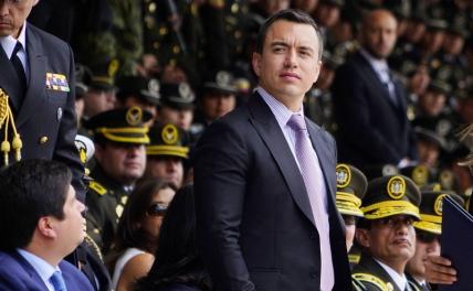На фото: президент Эквадора Даниэль Нобоа