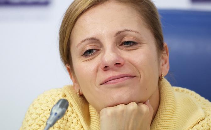 На фото: ведущая Comedy Woman Наталья Еприкян