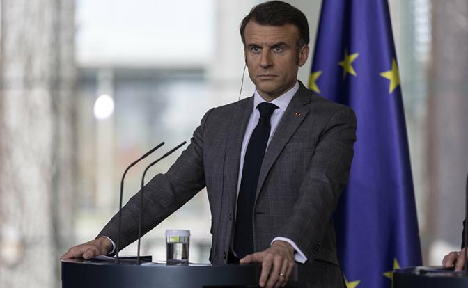 На фото: президент Франции Эммануэль Макрон