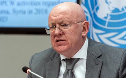 На фото: постоянный представитель России при ООН Василий Небензя