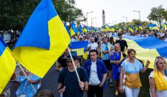 "Зеленяку на гиляку!" - дальше лозунгов украинский протест в Европе не пойдет