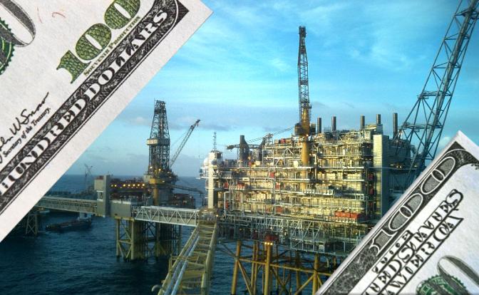 На фото: вид на супергигантское шельфовое нефтегазовое месторождение Казахстана Кашаган