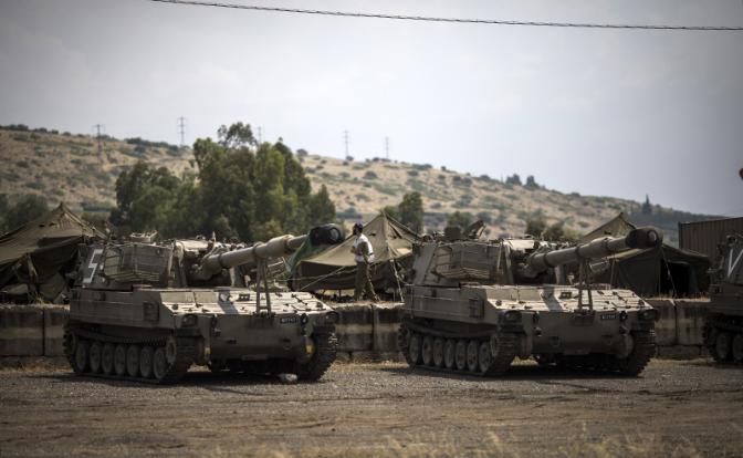 На фото: израильские танки Merkava