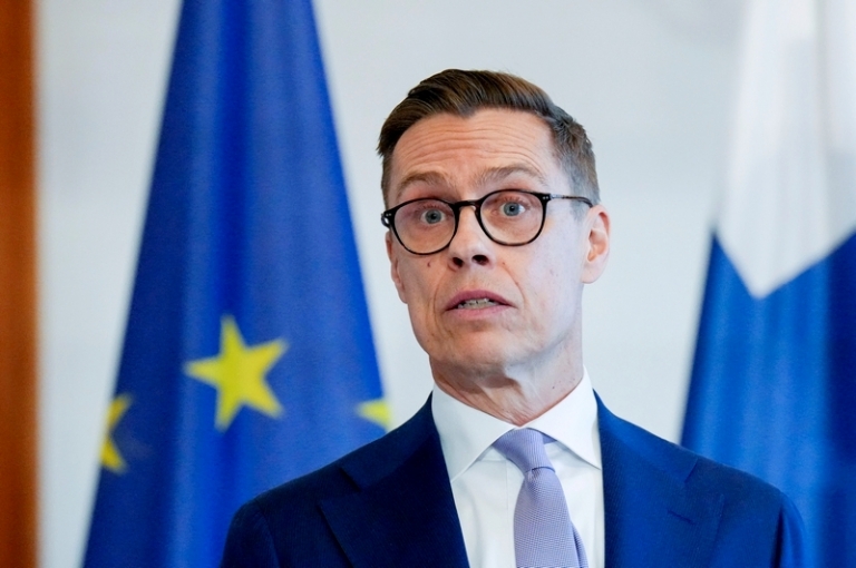 Na snímke prezident Fínska Alexander Stubb