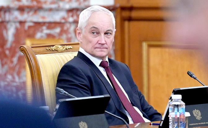 На фото: первый заместитель председателя правительства РФ Андрей Белоусов во время заседания правительства РФ в Доме правительства РФ.