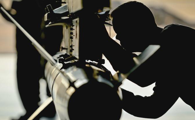 На фото: ракета AGM-88 HARM