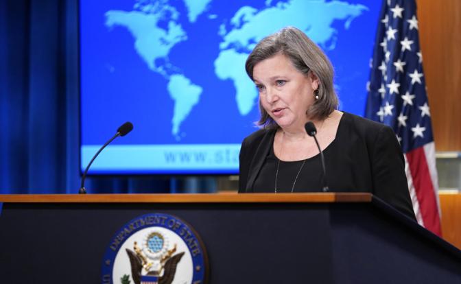 На фото: заместитель госсекретаря США по политическим делам Виктория Нуланд
