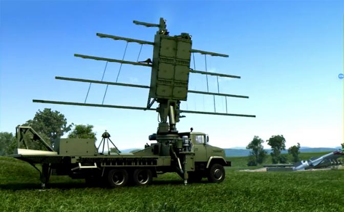 На фото: РЛС МР-18 НВК «Искра»