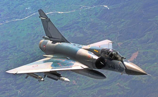 На фото: Mirage 2000 французских ВВС