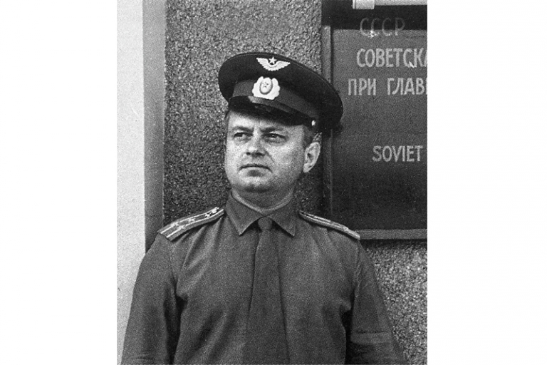 На фото: начальник советской военной миссии при Главнокомандующем сухопутными войсками США в Европе полковник Иван Лезжов.