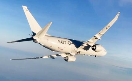 На фото: самолет Boeing P-8 Poseidon ВМС США