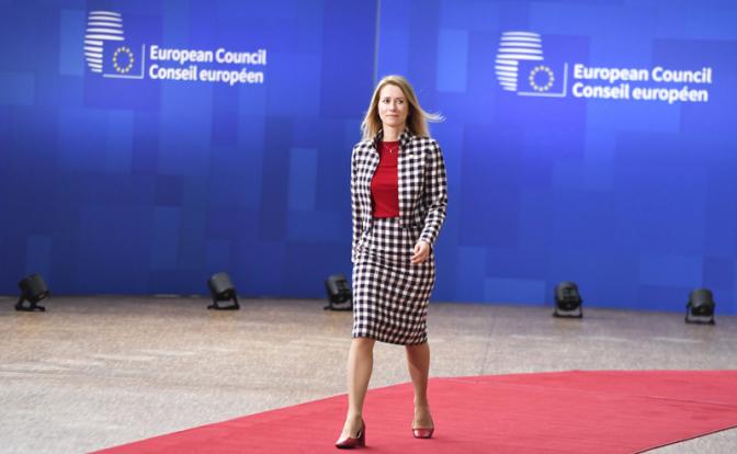 На фото: премьер-министр Эстонии Кая Каллас