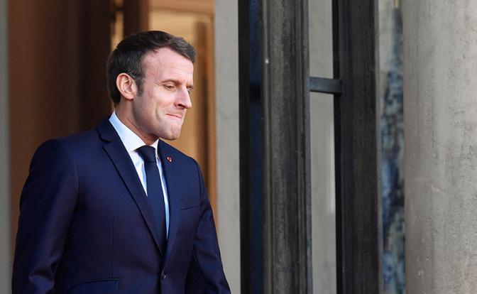 На фото: президент Франции Эммануэль Макрон