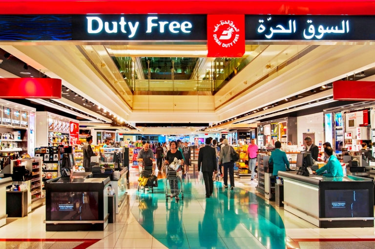 На фото: Duty Free в Международном аэропорту Дубая (DXB).