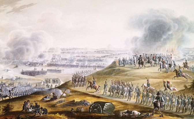 На фото: Бородинская битва 1812 года.