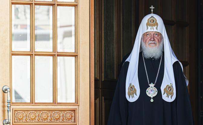 На фото: патриарх Московский и всея Руси Кирилл