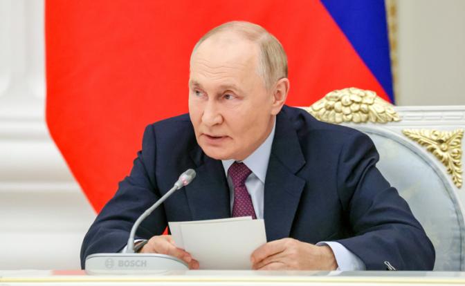 На фото: президент РФ Владимир Путин