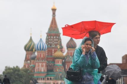 На Москву идут сильные дожди