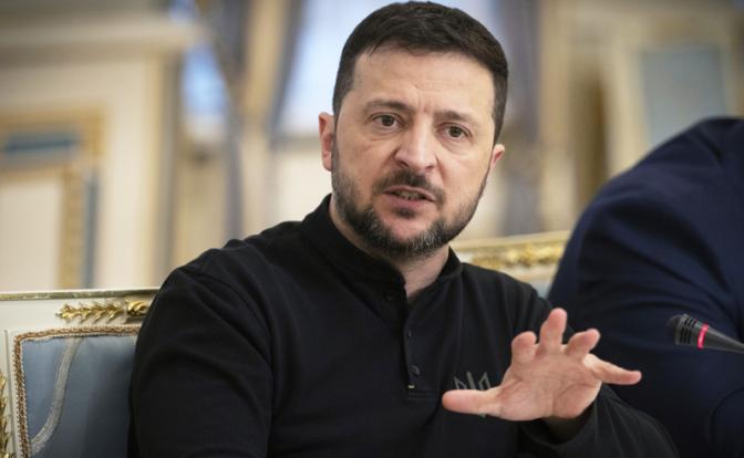 На фото: президент Украины Владимир Зеленский