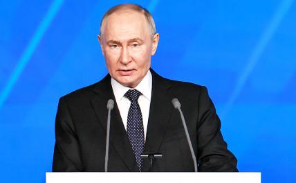 На фото: президент РФ Владимир Путин