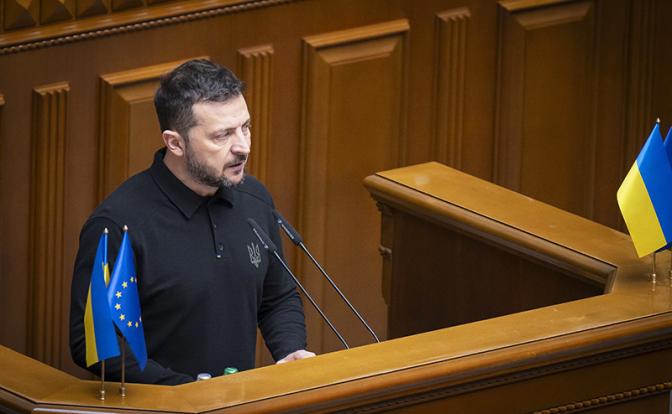 На фото: президент Украины Владимир Зеленский